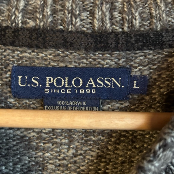 US Polo Association colour block sweater size Large - Picture 5 of 5